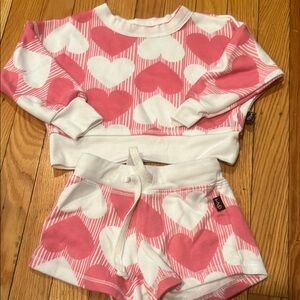 Kids Pink Heart Set